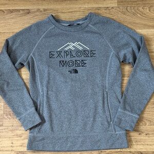 North Face sweatshirt